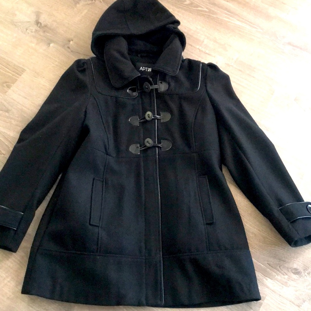 APT.9 black coat size L.